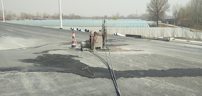 华坪道路回填土下沉注浆
